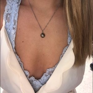 silver james avery necklace soccer ball pendant